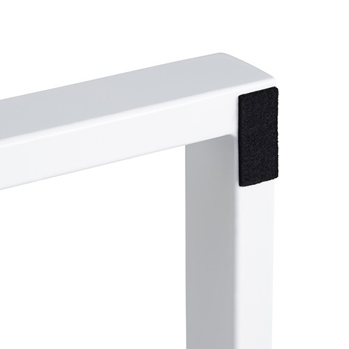 壁寄せテレビスタンド/ホワイト