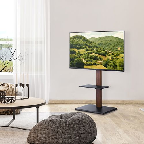 テレビスタンド/自立/ダークブラウン木目調 KFシリーズ ～65V型対応