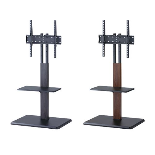 テレビスタンド/自立/ダークブラウン木目調 KFシリーズ ～65V型対応