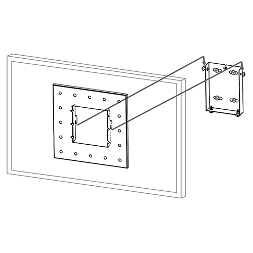 壁掛金具(角度固定タイプ) LHシリーズ ~50V型