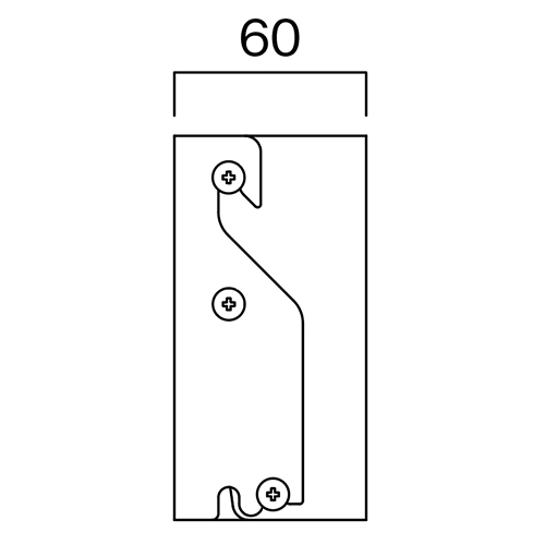 壁掛金具(前方チルトタイプ) LHシリーズ ~43V型