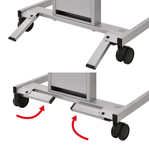 業務用ディスプレイスタンド PH-820シリーズ(可動脚タイプ) ~120V型まで対応/ブラック