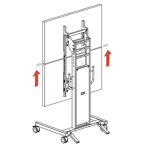 PH-827用オプション 縦マルチ金具/シルバー