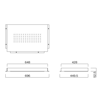 PU-650シリーズ用ベースカバー(ホワイト)
