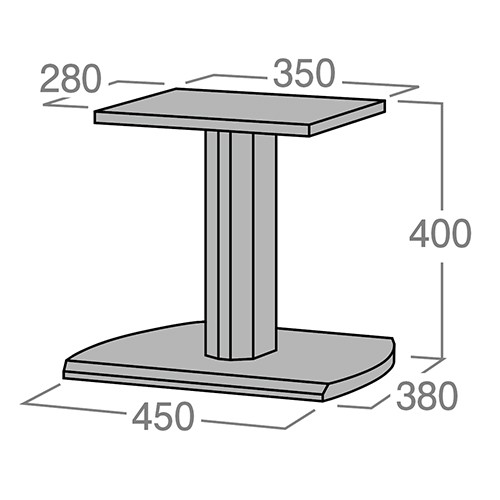 台座スピーカースタンド(2台1組)