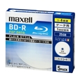 4倍速対応データ用BD-R 25GB PLシリーズ5枚1枚ずつ5mmプラケース プリント対応ホワイト