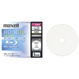 6倍速対応データ用BD-R DL 50GB 5枚1枚ずつ5mmプラケース プリント対応ホワイト
