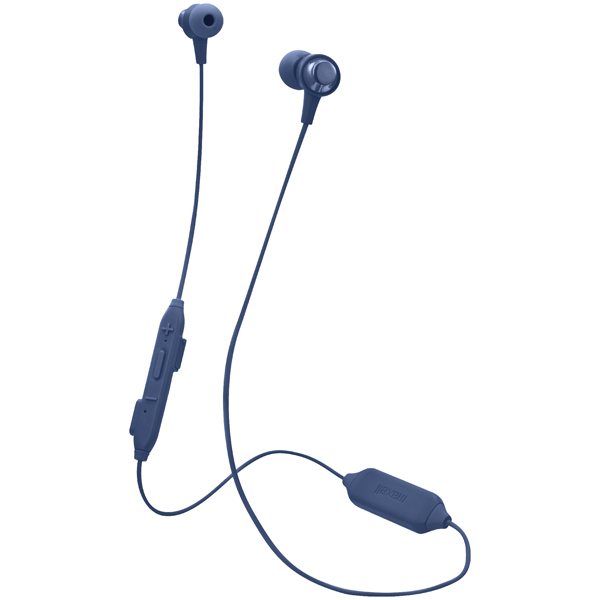 カナル型Bluetoothヘッドホン（イヤホン） ダークブルー