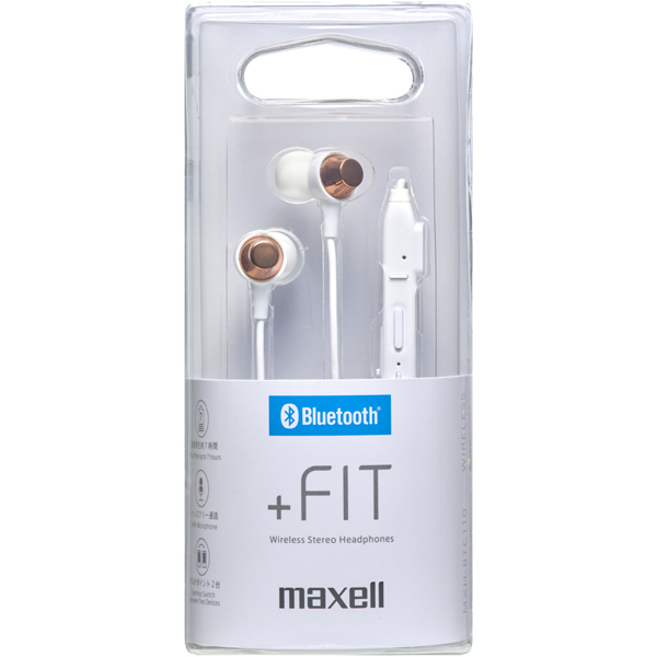 カナル型Bluetoothヘッドホン(イヤホン) ホワイト