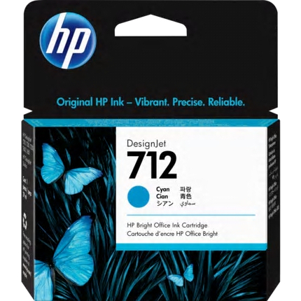 HP712インクカートリッジ シアン 29ml