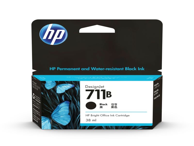 HP711Bインクカートリッジ ブラック38ml