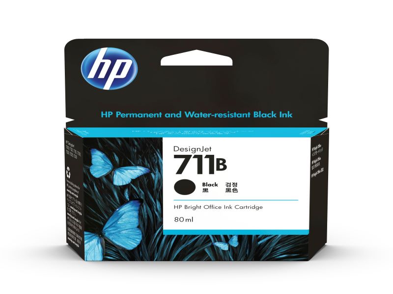 HP711Bインクカートリッジ ブラック80ml