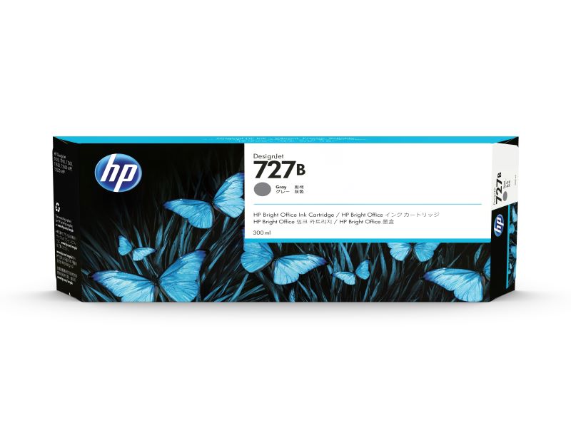 HP727Bインクカートリッジ グレー300ml