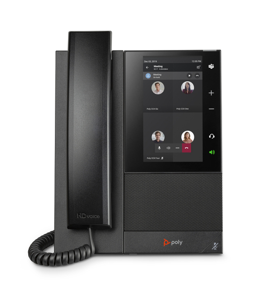Poly CCX 505 電話機 PoE給電 Microsoft Teams用モデル