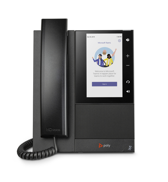 Poly CCX 505 電話機 PoE給電 Microsoft Teams用モデル