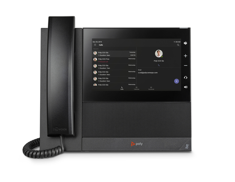 Poly CCX 600 電話機 PoE給電 Microsoft Teams用モデル