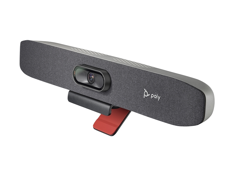 Poly Studio R30 ビデオバー USB-A接続カメラ・マイク・スピーカー一体型ビデオバー 6席以下の小規模会議室向け パワフルなスピーカー