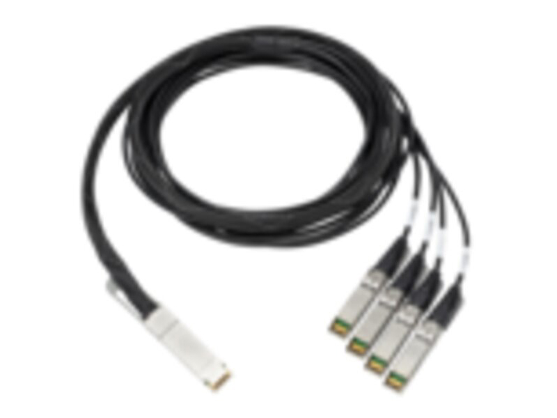 100Gb QSFP28 to 4xSFP28 DACケーブル 3m