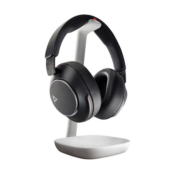 Poly Voyager Surround 85 USB-C+USB-A 変換アダプタ付/充電スタンド付 両耳 ワイヤレスモデル ノイズキャンセリングマイク搭載