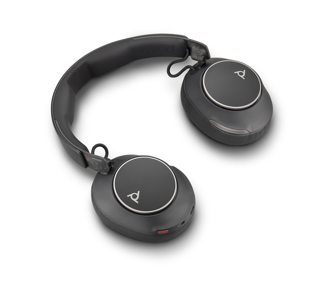 Poly Voyager Surround 80 USB-C+USB-A 変換アダプタ付 両耳 ワイヤレスモデル ノイズキャンセリングマイク搭載