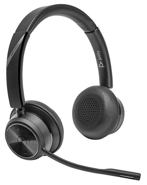 Poly Savi 7420 Office DECT D5 両耳 ワイヤレスモデル ノイズキャンセリングマイク搭載