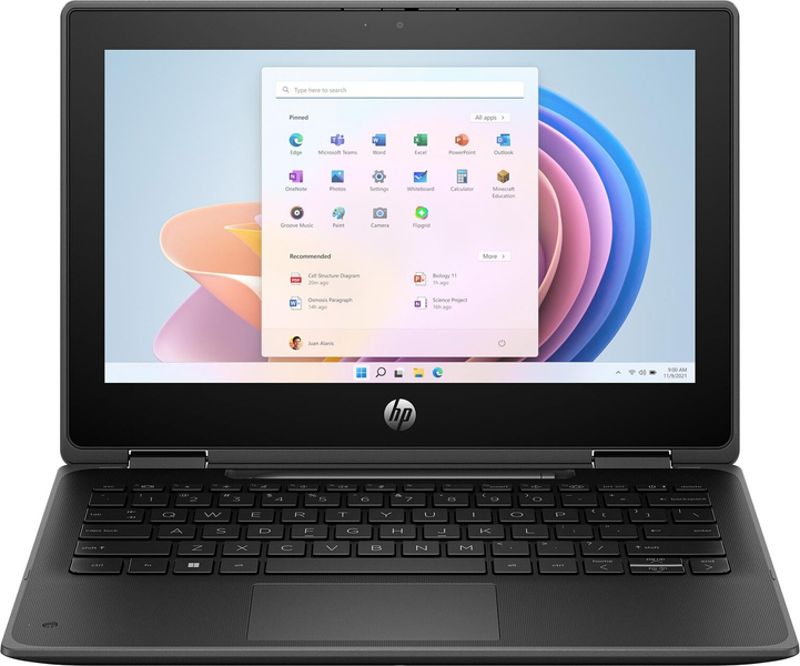 【eSIM Connect】HP Fortis Flip G1i 11 Notebook PC (N150/8GB/UFS・128GB/光学ドライブなし/Windows 11 Pro Education/Office無/11.6型/eSIM Connect)