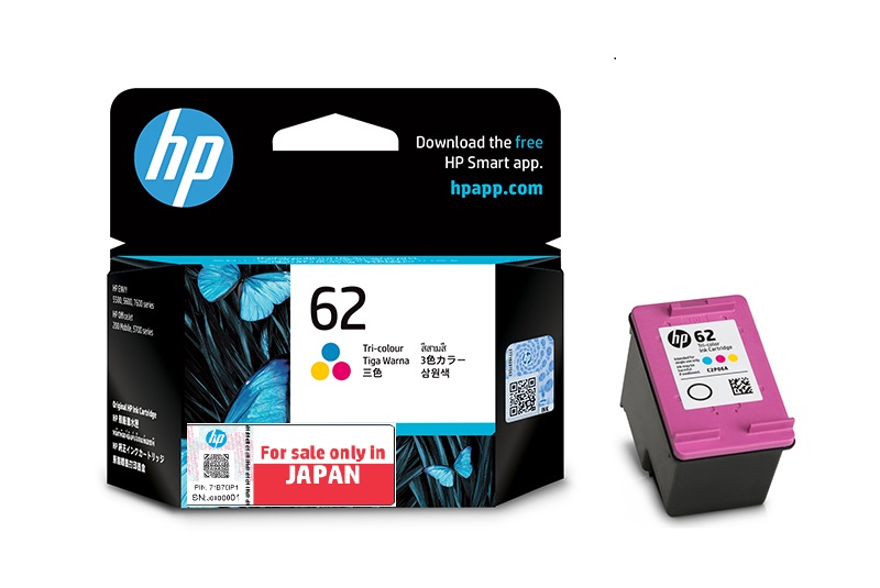 HP 62 インクカートリッジ カラー