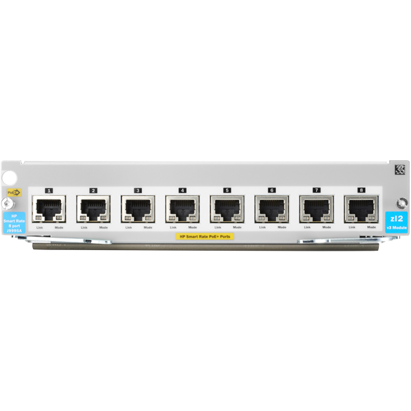HPE Aruba Networking 8-port 1/2.5/5/10GBASE-T PoE+ MACsec v3 zl2 Module