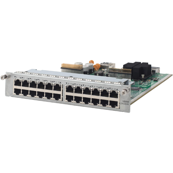 HPE Networking Comware MSR 24-port Gig-T Switch HMIM Module