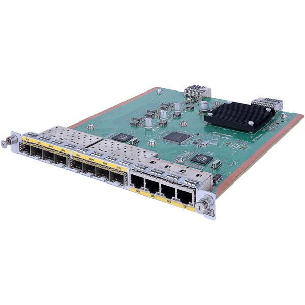 HPE Networking Comware MSR 8-port 100BASE-FX/1000BASE-X/4-port 1000BASE-T (Combo) L2/L3 HMIM Module