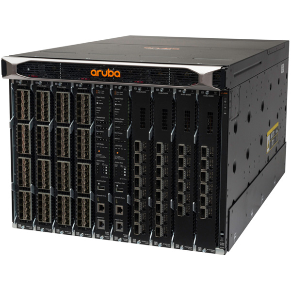 HPE Aruba Networking CX 8400 8-slot Chassis/3xFan Tray/18xFan/Cable Manager/X462 Switch Bundle
