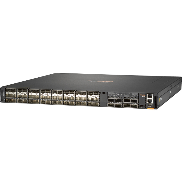 HPE Aruba Networking CX 8325 48SFP28 8QSFP28 Front-to-Back 6Fan 2PSU Switch Bundle