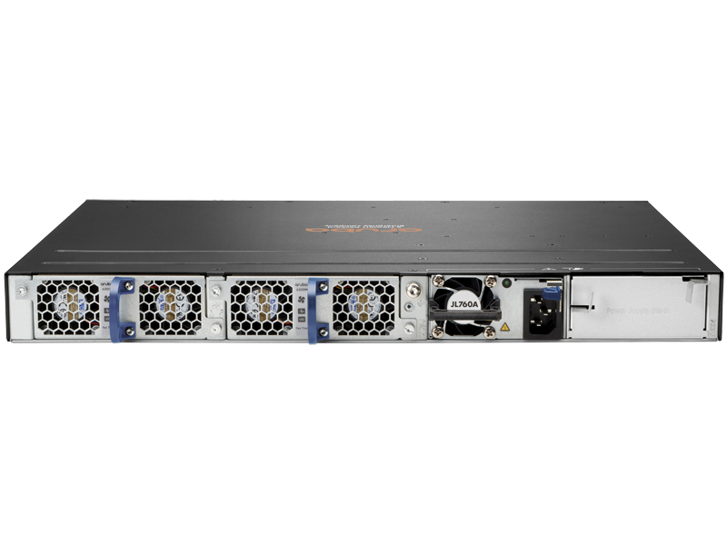 HPE Aruba Networking CX 6300M 48G 4SFP56 Back-to-Front 2Fan 1 PSU Switch Bundle