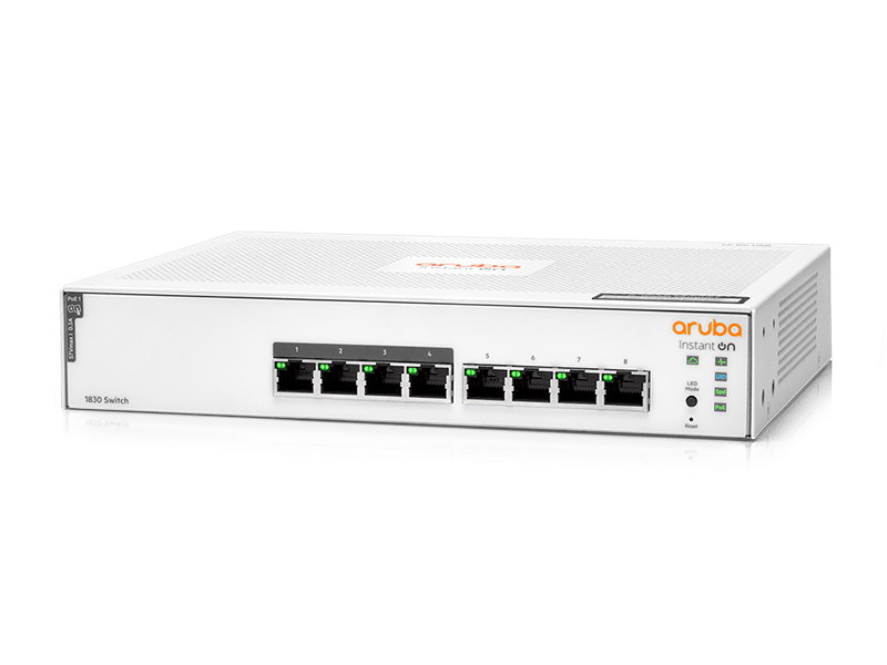 HPE Networking Instant On 1830 8G 4p Class4 PoE 65W Switch