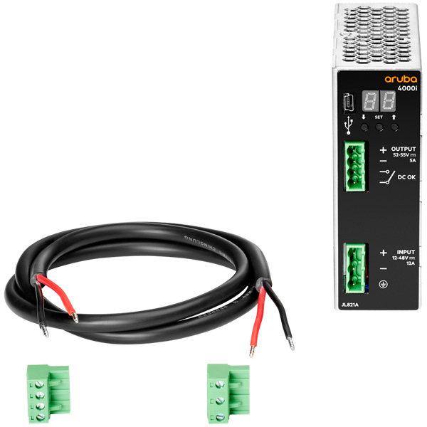 HPE Aruba Networking CX 4000i POE 54VDC 240W 12-48VDC DIN Power Supply Unit