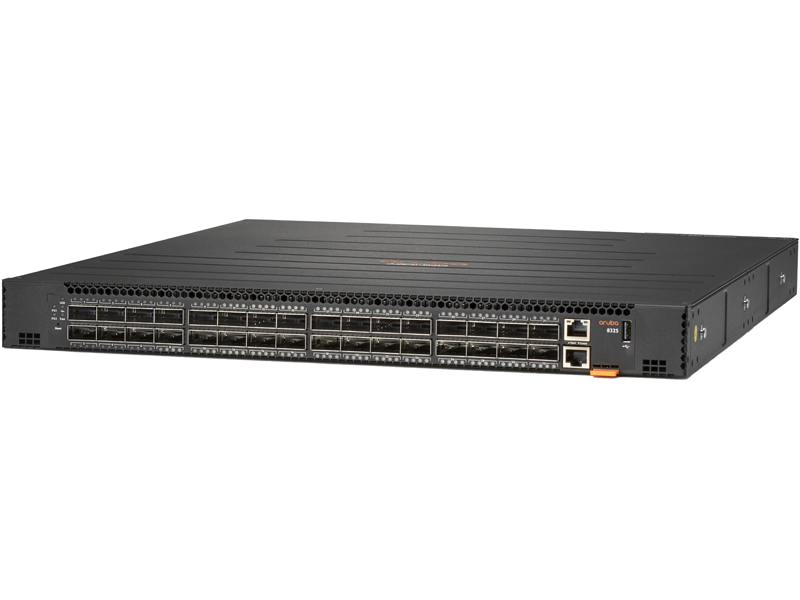 HPE Aruba Networking CX 8325 32QSFP28 Back-to-Front 6Fan 2DC PSU Switch Bundle