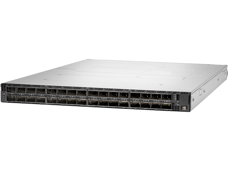 NVIDIA IB NDR 64ポート OSFP P2C スイッチ (外部管理)