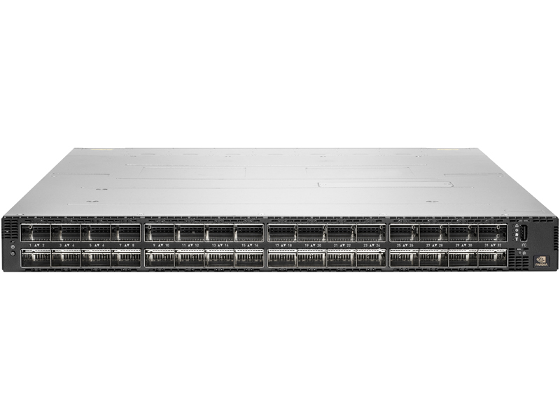NVIDIA IB NDR 64ポート OSFP P2C スイッチ (管理機能内蔵)