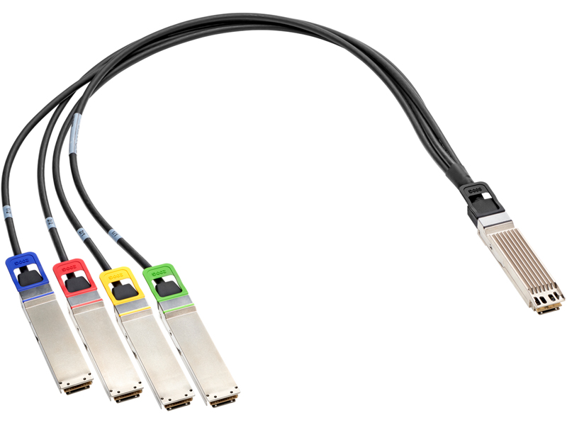 InfiniBand NDR OSFP to 2xOSFP スプリッター DACケーブル (3m)