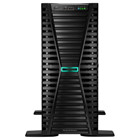 Smart Choice ML110 Gen11 Xeon Gold 5515+ 3.2GHz 1P8C 64GBメモリ 8SFF MR408i-o/4GB オンボード1Gbx2 800W電源x2 モデル