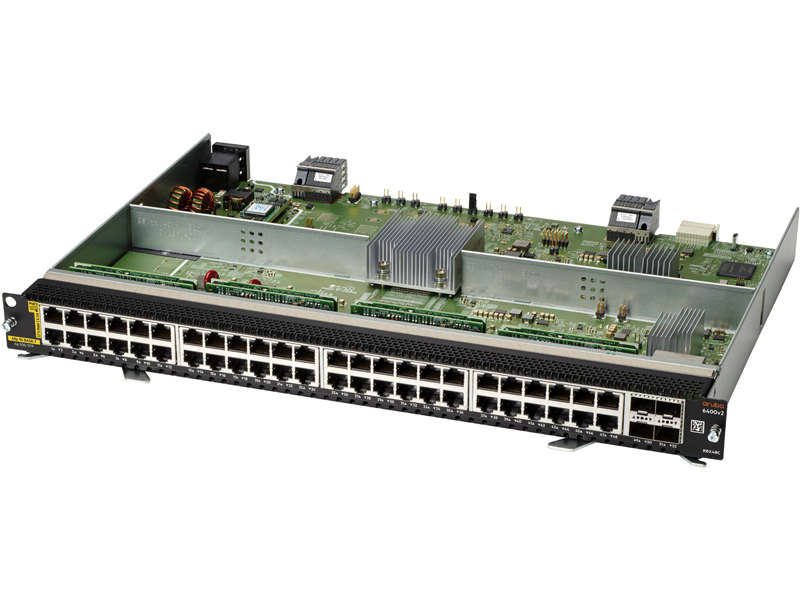 HPE Aruba Networking CX 6400 48G Class6 PoE 4SFP56 v2 Module