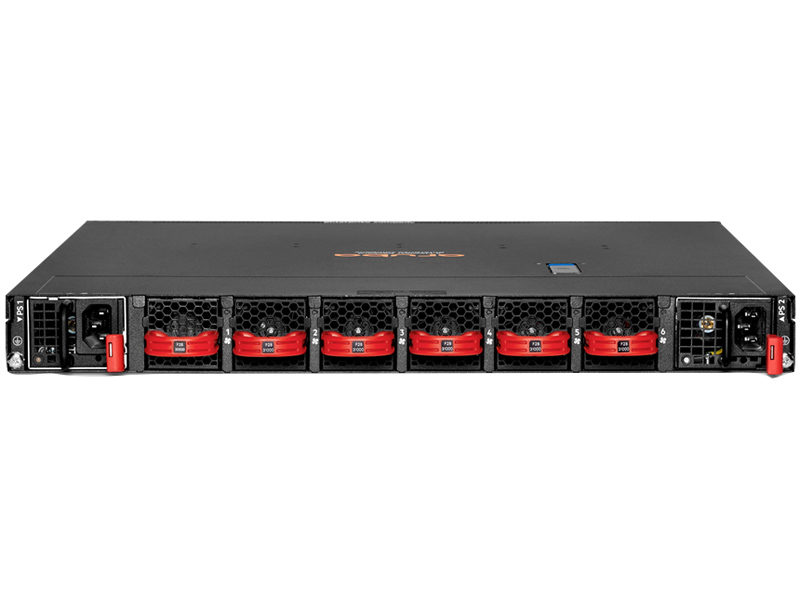 HPE Aruba Networking CX 9300 32QSFP-DD 2SFP+ Front-to-Back 6Fan 2AC PSU Switch Bundle