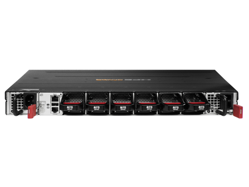HPE Aruba Networking CX 9300S 32QSFP28 8QSFP-DD Front-to-Back 6Fan 2AC PSU Switch Bundle