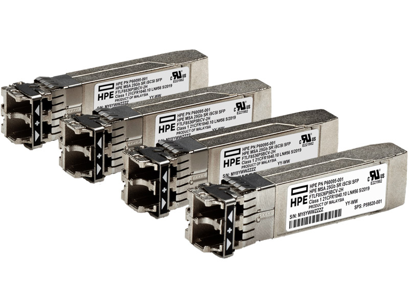 MSA 25Gb Short Range iSCSI SFP28 トランシーバー (4個パック)