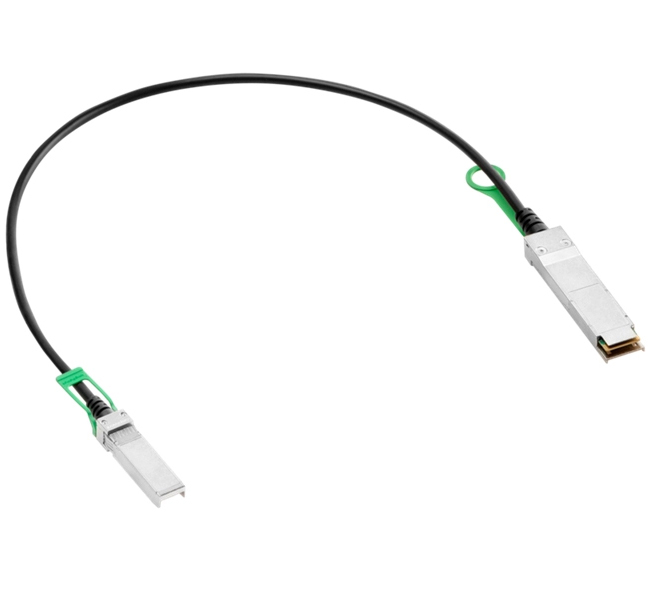 HPE Aruba Networking 50G QSFP56 to SFP56 0.65m DAC Cable