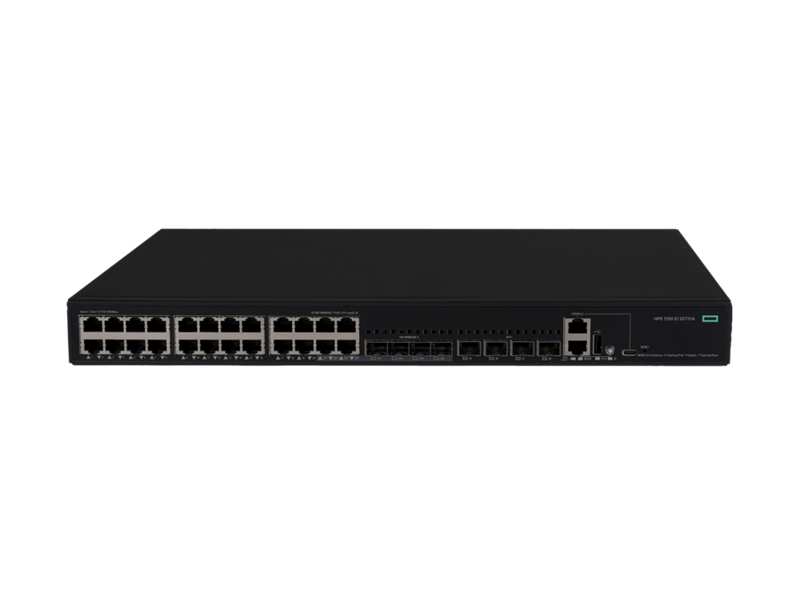 HPE Networking Comware 5550HI 32G 4SFP+ 4SFP28 1-slot Switch