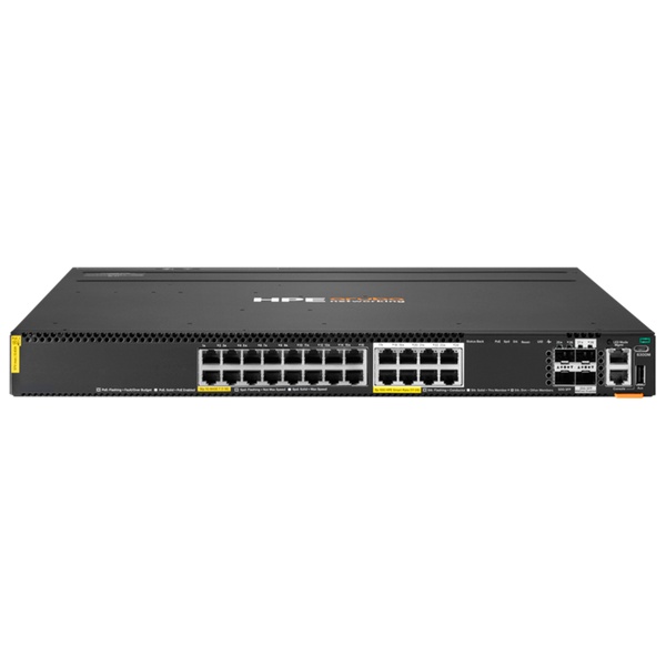 HPE Aruba Networking CX 6300M 16G 8 Smart Rate 1/2.5/5/10G Class8 PoE 2SFP56 2SFP28 Switch