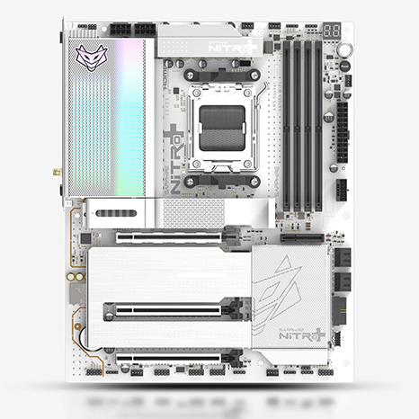 ATXマザーボード NITRO+ X870EA Phantomlink Polar Edition