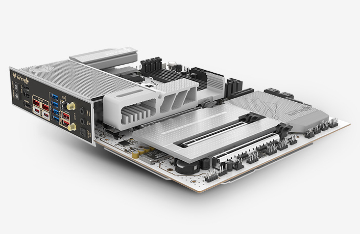 ATXマザーボード NITRO+ X870EA Phantomlink Polar Edition