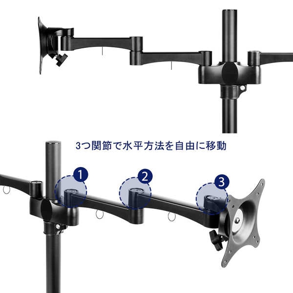 BESTEK デュアルモニターアーム